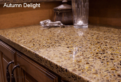 Green Field Stone Recycled Glass Countertops