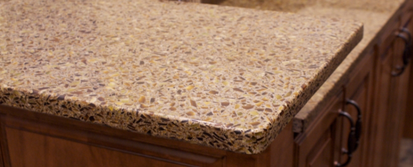 Green Field Stone Recycled Glass Countertops